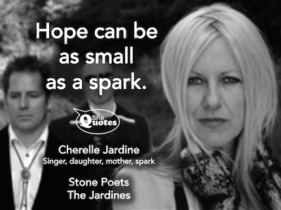 Cherelle Jardine Hope is a spark