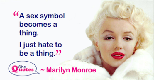 Marilyn Monroe sex symbol