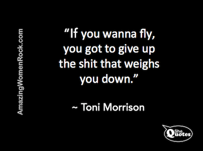 Toni Morrison give up the shit