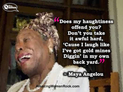Maya Angelou gold mines