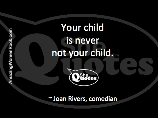 Joan Rivers on motherhood