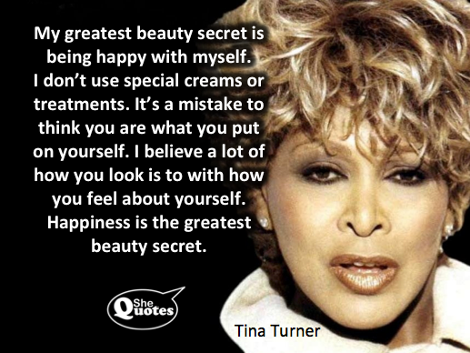 Tina Turner's beauty secret