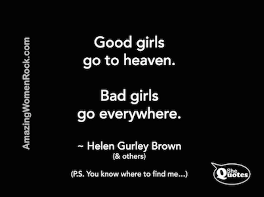 Helen Gurley Brown good girls