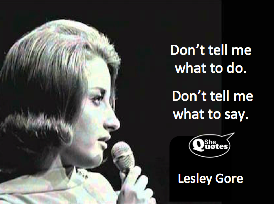 Lesley Gore don't tell me
