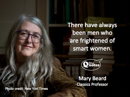 Mary Beard is a smart woman