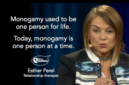 Esther Perel on monogamy