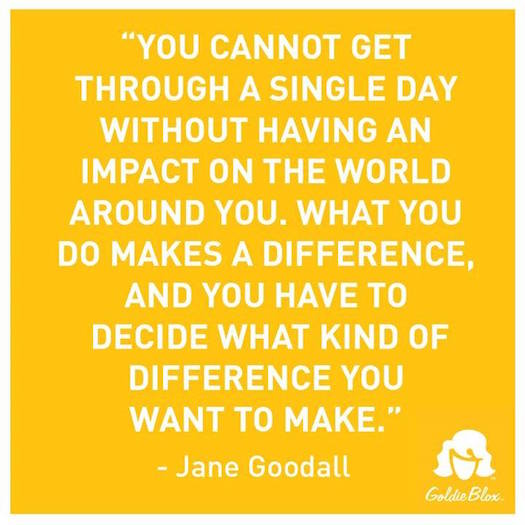 Jane Goodall impacts the world