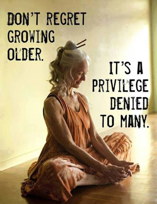 Other embrace growing older