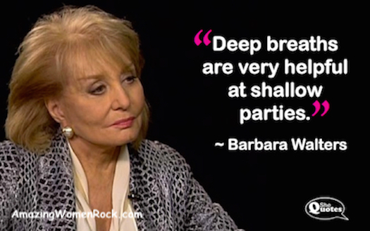 Barbara Walters deep breaths SQ