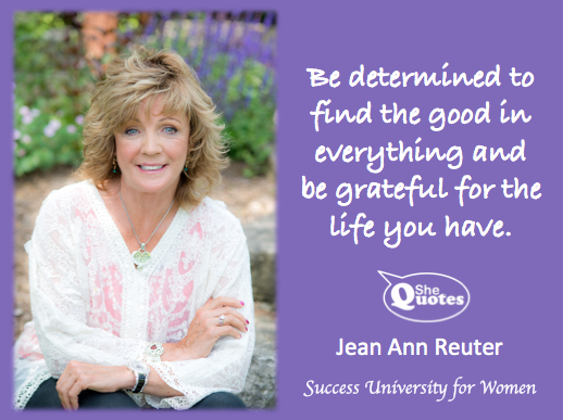 Jean Ann Reuter find the good