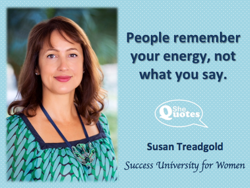 Susan Treadgold energy