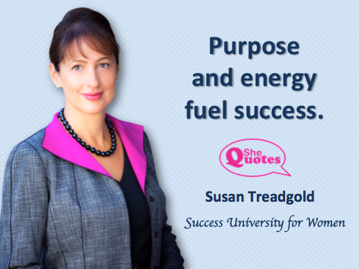 Susan Treadgold fuel success