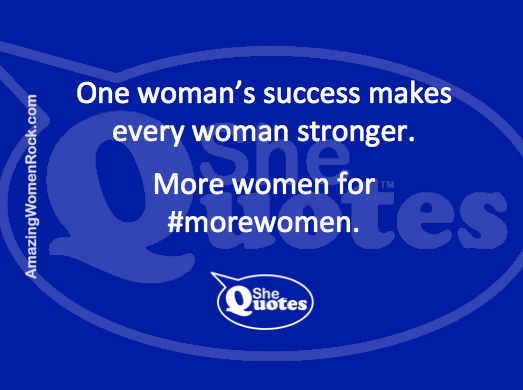 More women for #morewomen