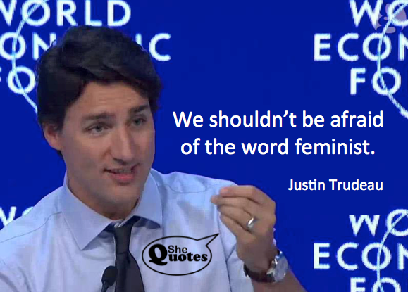 Justin Trudeau is a feminist