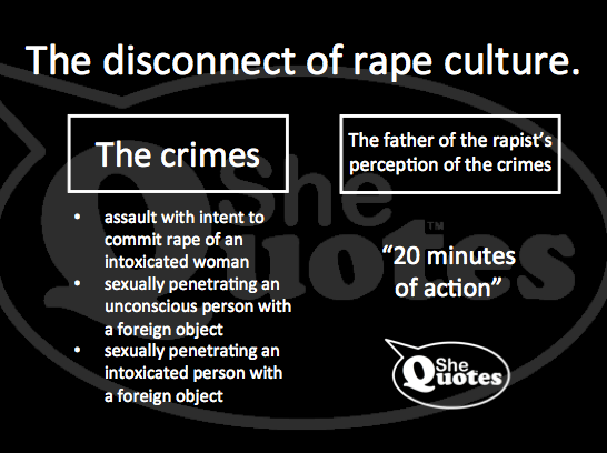 Rape culture disconnects people from reality